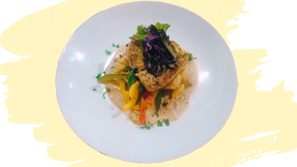 Tuna Steak Creamy Sauce